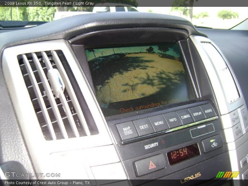 Tungsten Pearl / Light Gray 2009 Lexus RX 350
