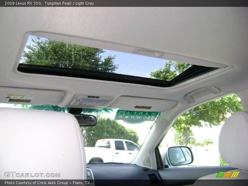 Tungsten Pearl / Light Gray 2009 Lexus RX 350