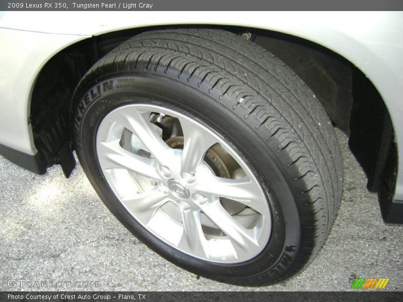 Tungsten Pearl / Light Gray 2009 Lexus RX 350