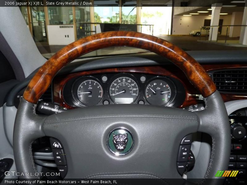 Slate Grey Metallic / Dove 2006 Jaguar XJ XJ8 L