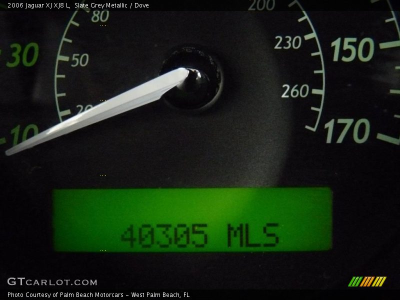 Slate Grey Metallic / Dove 2006 Jaguar XJ XJ8 L