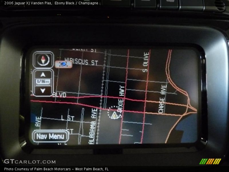 Ebony Black / Champagne 2006 Jaguar XJ Vanden Plas