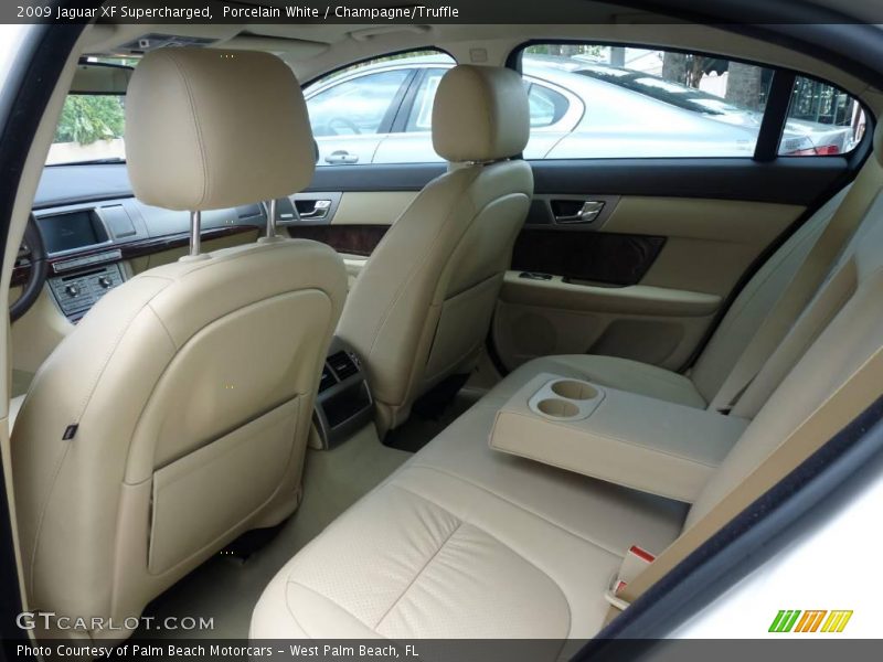 Porcelain White / Champagne/Truffle 2009 Jaguar XF Supercharged