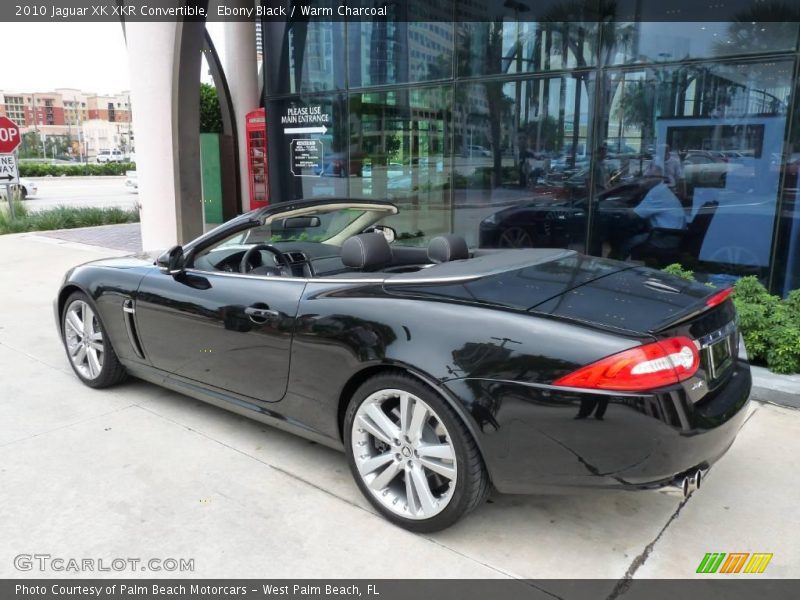 Ebony Black / Warm Charcoal 2010 Jaguar XK XKR Convertible
