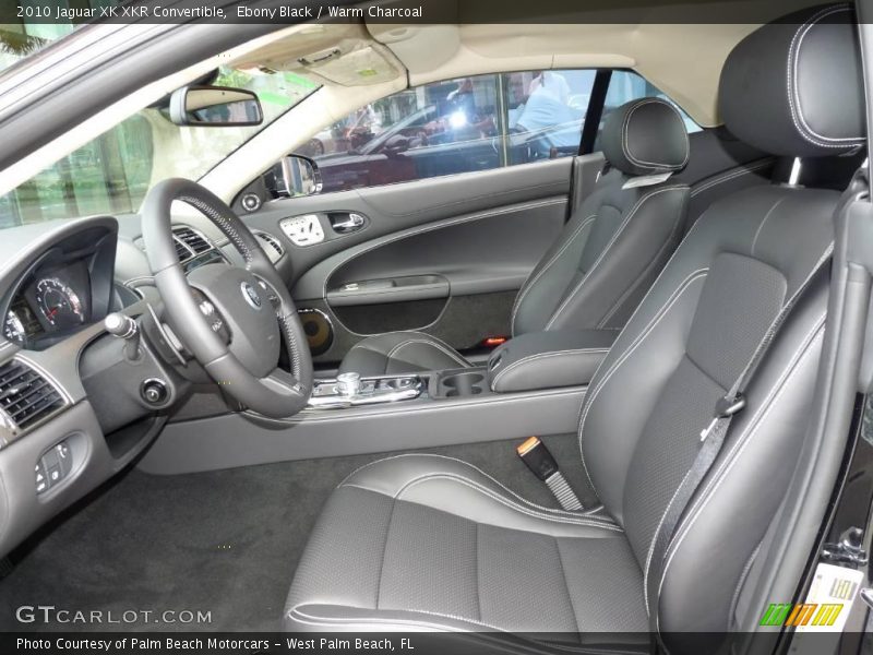 Ebony Black / Warm Charcoal 2010 Jaguar XK XKR Convertible