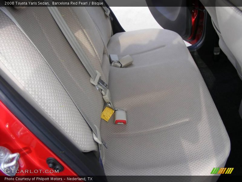 Barcelona Red Pearl / Bisque 2008 Toyota Yaris Sedan