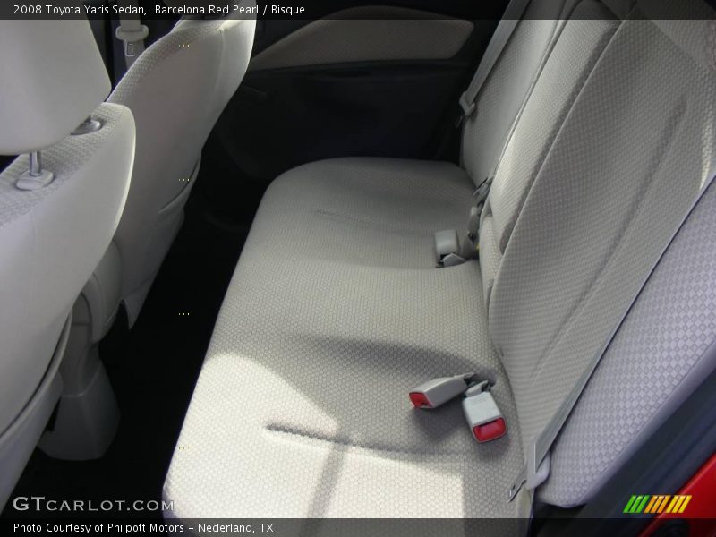 Barcelona Red Pearl / Bisque 2008 Toyota Yaris Sedan