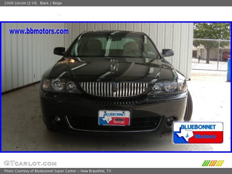 Black / Beige 2006 Lincoln LS V8