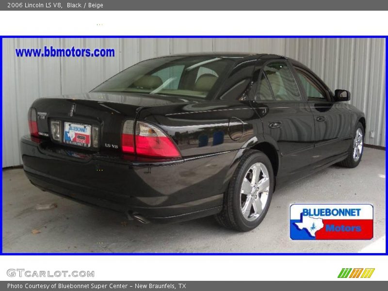 Black / Beige 2006 Lincoln LS V8