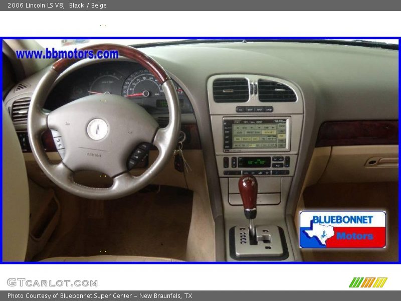 Black / Beige 2006 Lincoln LS V8
