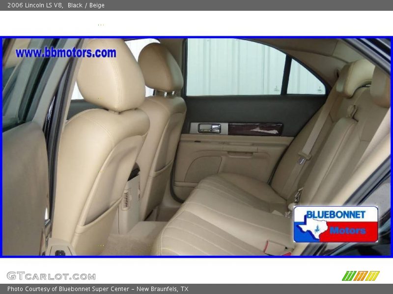 Black / Beige 2006 Lincoln LS V8