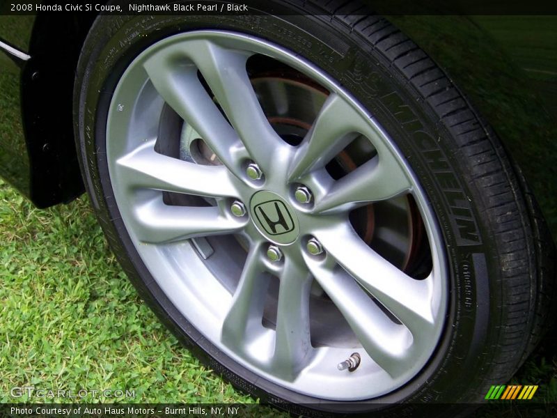 Nighthawk Black Pearl / Black 2008 Honda Civic Si Coupe