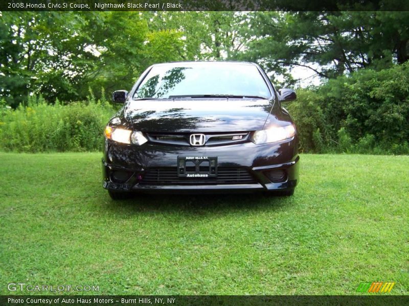Nighthawk Black Pearl / Black 2008 Honda Civic Si Coupe