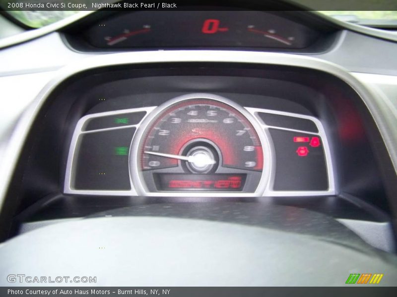 Nighthawk Black Pearl / Black 2008 Honda Civic Si Coupe
