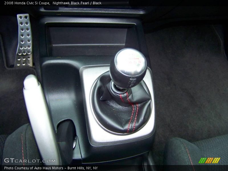 Nighthawk Black Pearl / Black 2008 Honda Civic Si Coupe