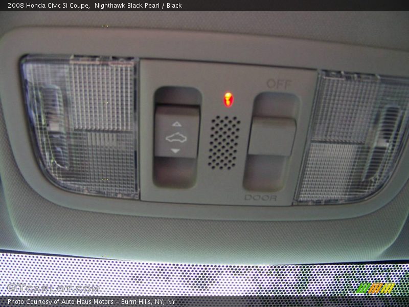 Nighthawk Black Pearl / Black 2008 Honda Civic Si Coupe