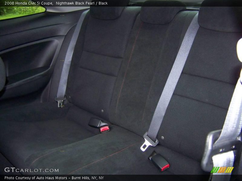 Nighthawk Black Pearl / Black 2008 Honda Civic Si Coupe