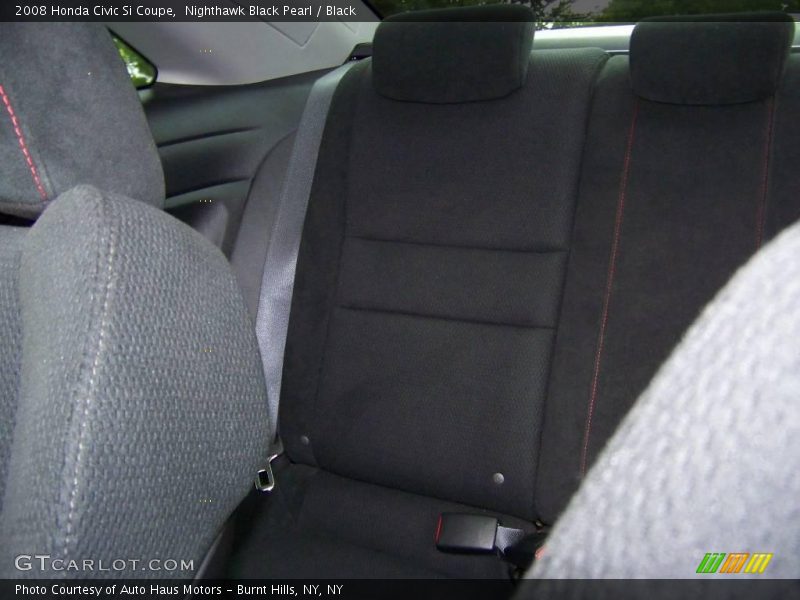 Nighthawk Black Pearl / Black 2008 Honda Civic Si Coupe