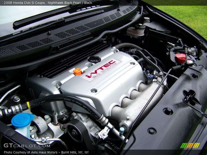 Nighthawk Black Pearl / Black 2008 Honda Civic Si Coupe