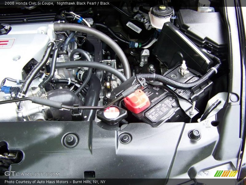 Nighthawk Black Pearl / Black 2008 Honda Civic Si Coupe