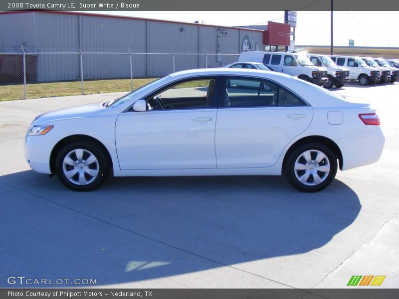 Super White / Bisque 2008 Toyota Camry LE