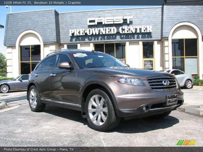 Beryllium 16 Metallic / Graphite 2008 Infiniti FX 35