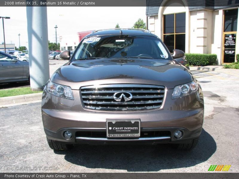 Beryllium 16 Metallic / Graphite 2008 Infiniti FX 35