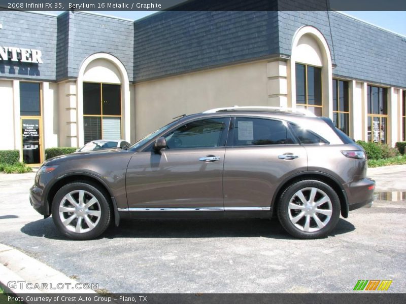 Beryllium 16 Metallic / Graphite 2008 Infiniti FX 35
