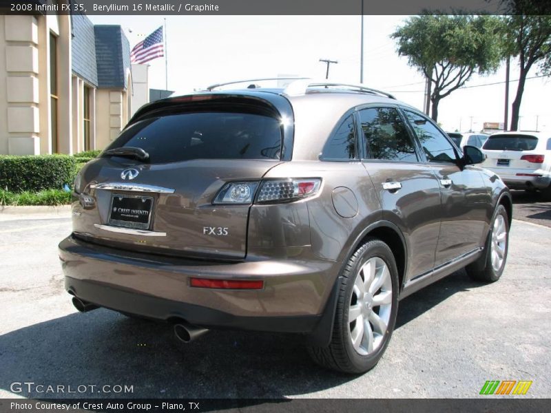 Beryllium 16 Metallic / Graphite 2008 Infiniti FX 35