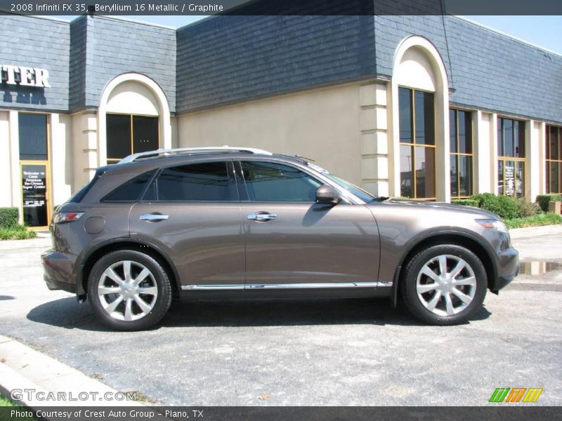 Beryllium 16 Metallic / Graphite 2008 Infiniti FX 35