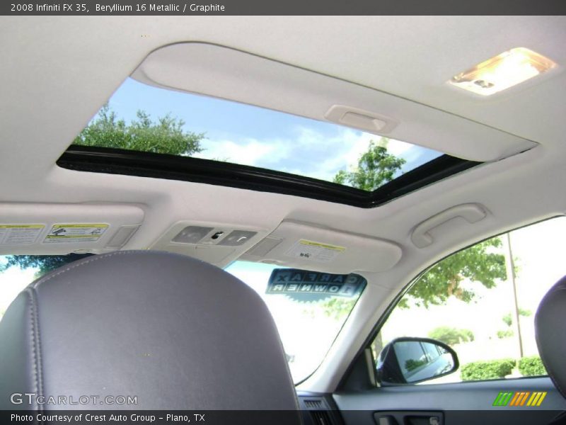 Beryllium 16 Metallic / Graphite 2008 Infiniti FX 35