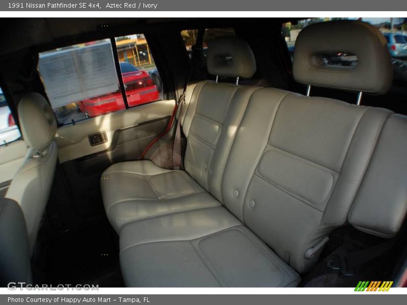 Aztec Red / Ivory 1991 Nissan Pathfinder SE 4x4