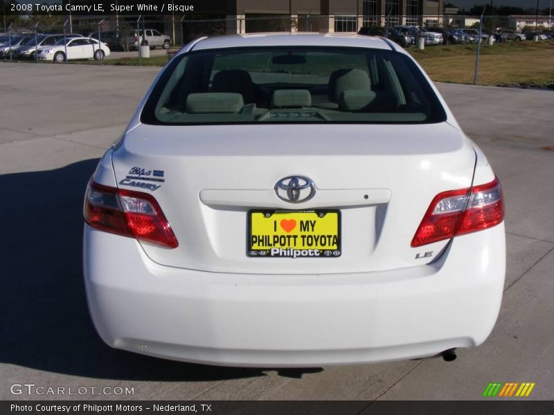 Super White / Bisque 2008 Toyota Camry LE