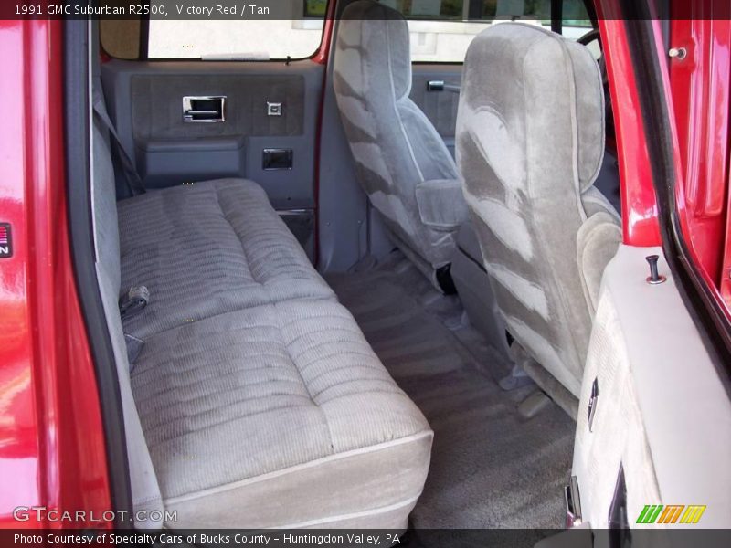 Victory Red / Tan 1991 GMC Suburban R2500