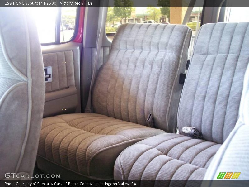 Victory Red / Tan 1991 GMC Suburban R2500