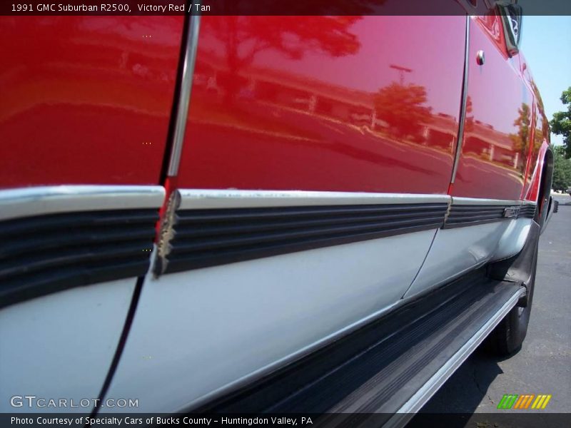 Victory Red / Tan 1991 GMC Suburban R2500