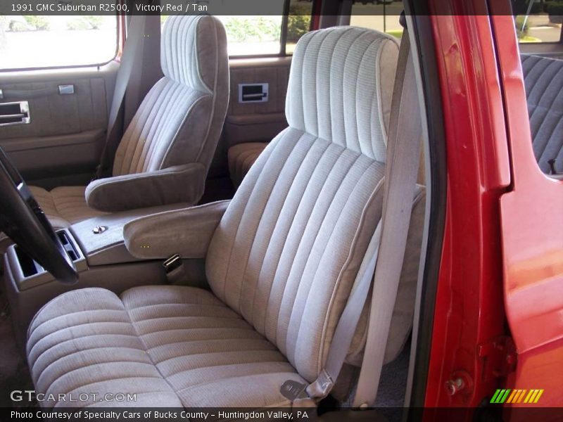 Victory Red / Tan 1991 GMC Suburban R2500