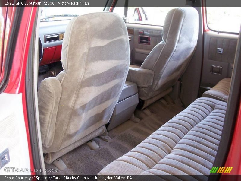 Victory Red / Tan 1991 GMC Suburban R2500