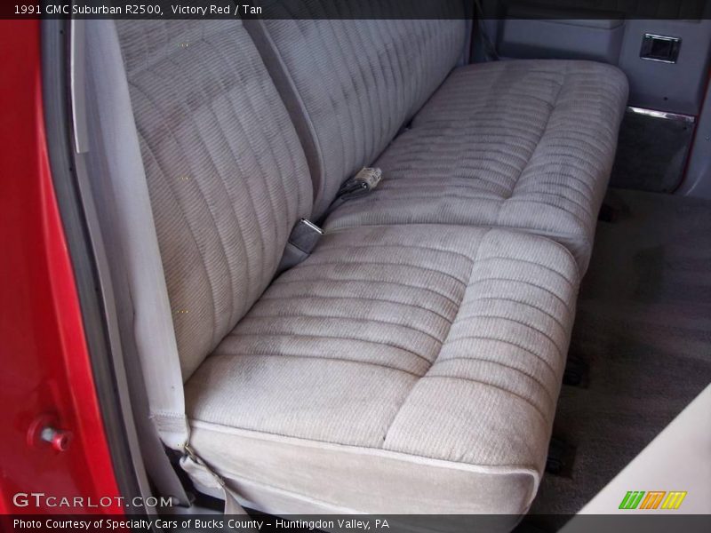 Victory Red / Tan 1991 GMC Suburban R2500