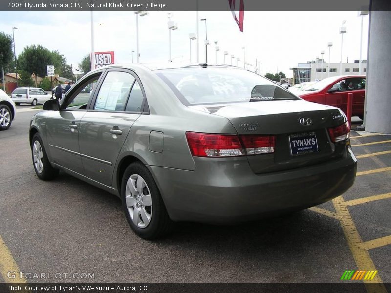 Natural Khaki Green / Beige 2008 Hyundai Sonata GLS