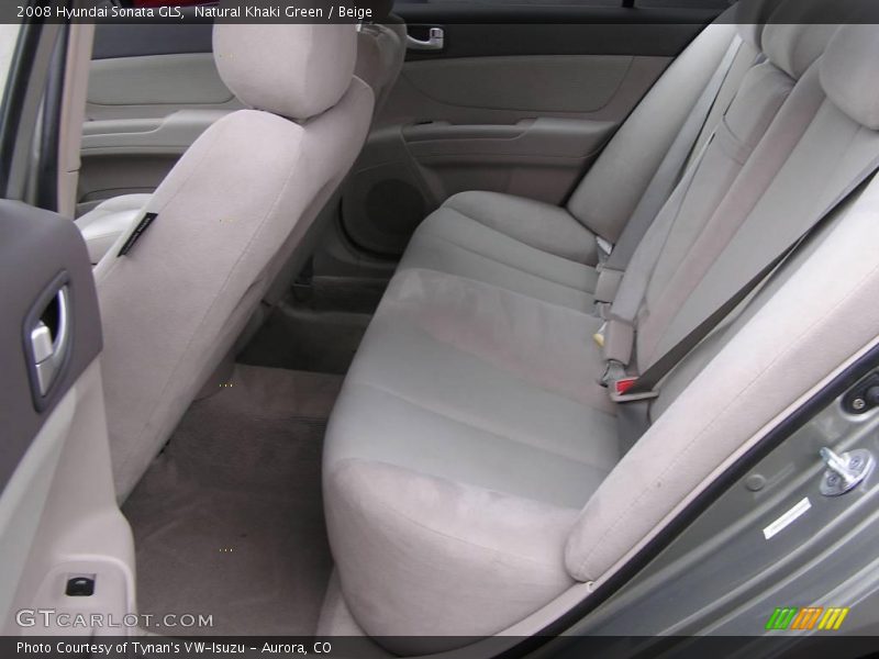 Natural Khaki Green / Beige 2008 Hyundai Sonata GLS