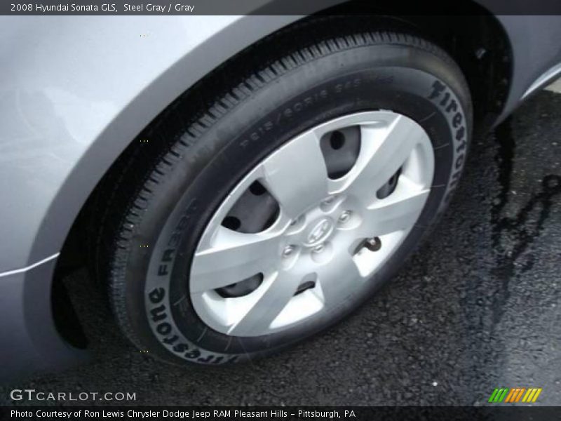 Steel Gray / Gray 2008 Hyundai Sonata GLS