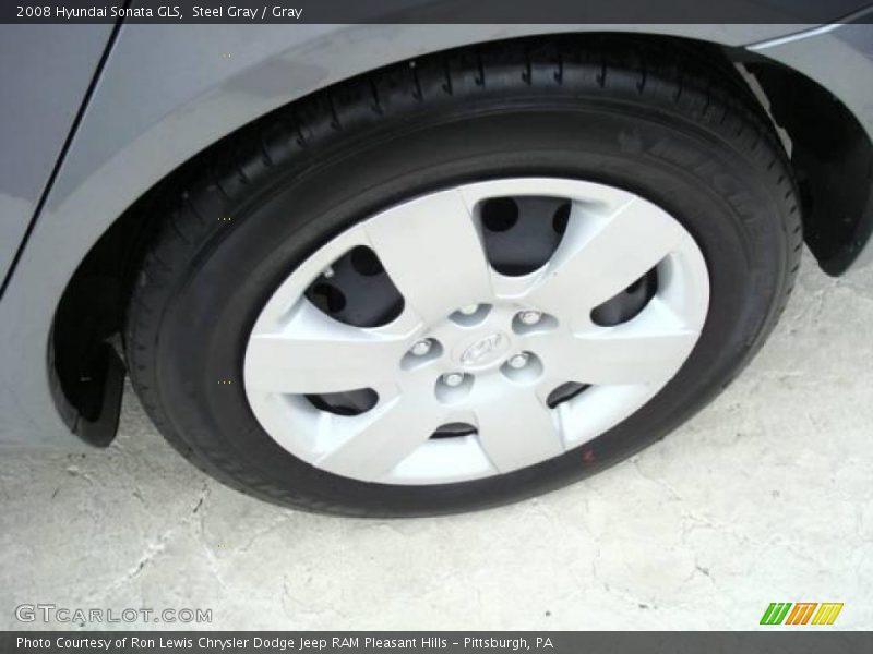 Steel Gray / Gray 2008 Hyundai Sonata GLS