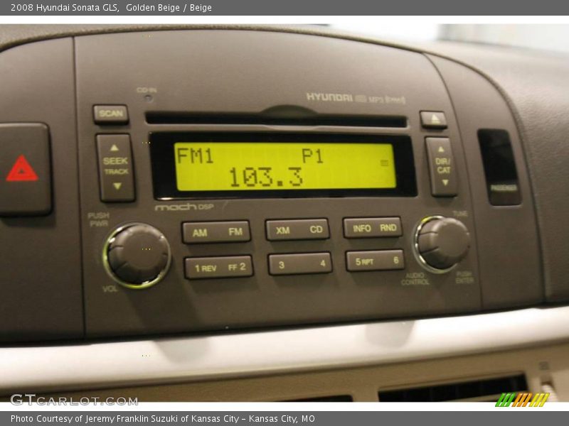 Golden Beige / Beige 2008 Hyundai Sonata GLS