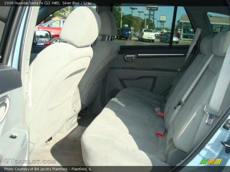 Silver Blue / Gray 2008 Hyundai Santa Fe GLS 4WD