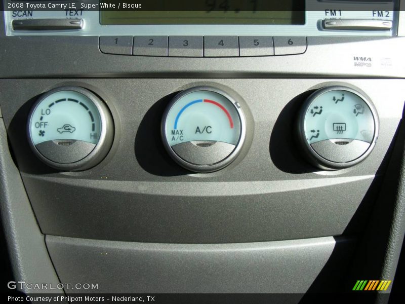 Super White / Bisque 2008 Toyota Camry LE