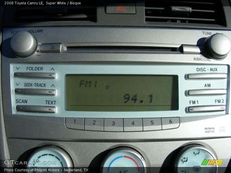 Super White / Bisque 2008 Toyota Camry LE