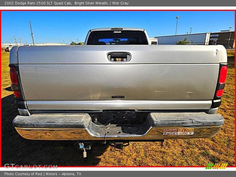 Bright Silver Metallic / Mist Gray 2002 Dodge Ram 2500 SLT Quad Cab