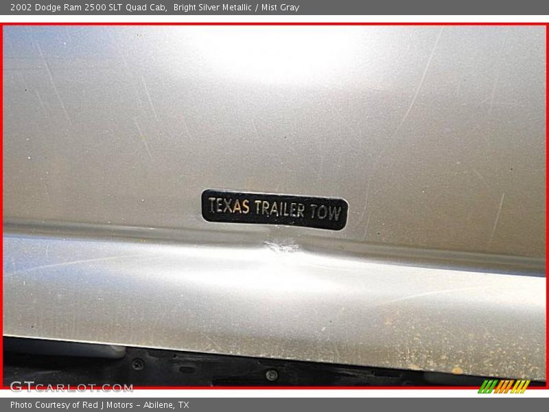 Bright Silver Metallic / Mist Gray 2002 Dodge Ram 2500 SLT Quad Cab