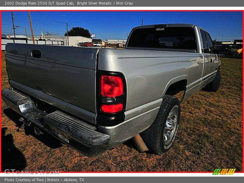 Bright Silver Metallic / Mist Gray 2002 Dodge Ram 2500 SLT Quad Cab